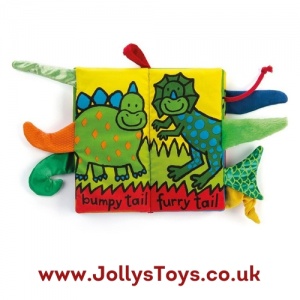 Jellycat Dino Tails Soft Book